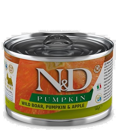 Консервы для собак Farmina N&D Dog Mini Boar, Pumpkin & Apple (тыква,кабан,яблоко)
