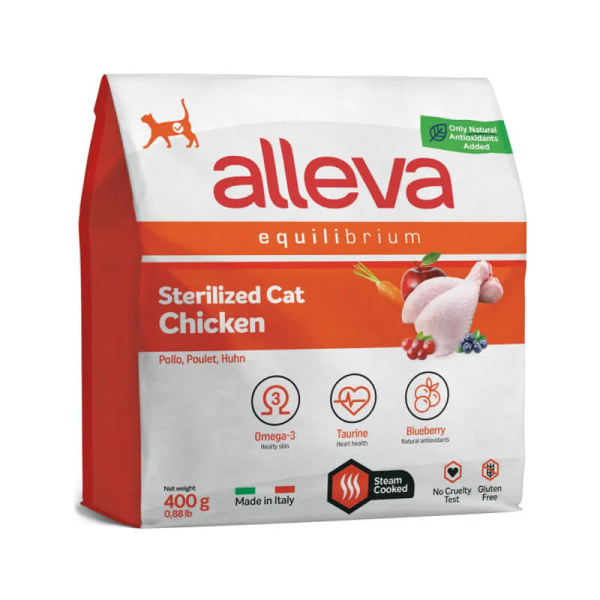 Сухой корм для кошек Alleva Equilibrium Sterilized Cat Chicken (курица)