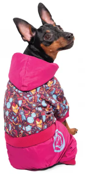 Дождевик-комбинезон для собак - Железный человек