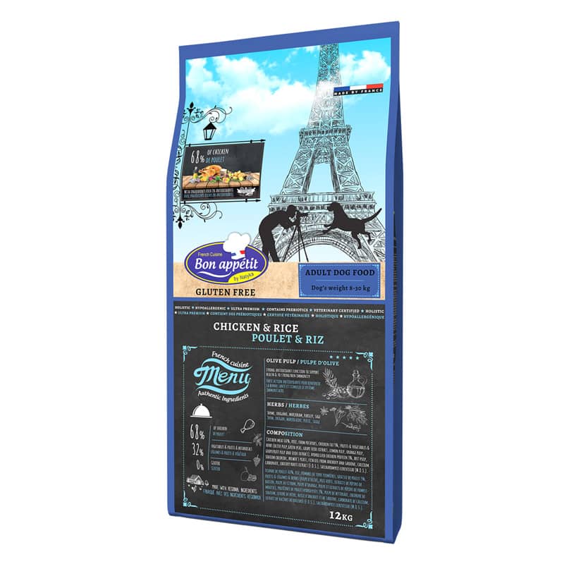 Собачий корм Сухой корм для собак Bon Appetit DOG Adult (курица, рис)