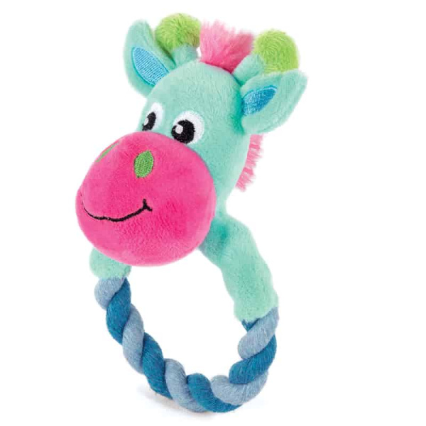 Игрушка для щенков мягкая PUPPY TRIOL "Жираф с кольцом" (12141128)
