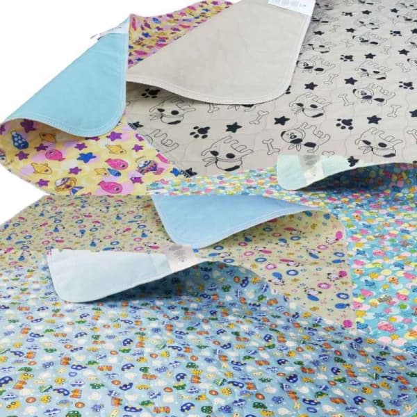 Многоразовая пеленка для собак (розовая с собаками) Hippie Pet 70х90 см (7090-1)