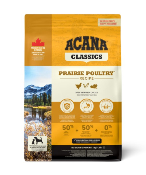 Каталог Сухой корм для собак ACANA PRAIRIE POULTRY для собак