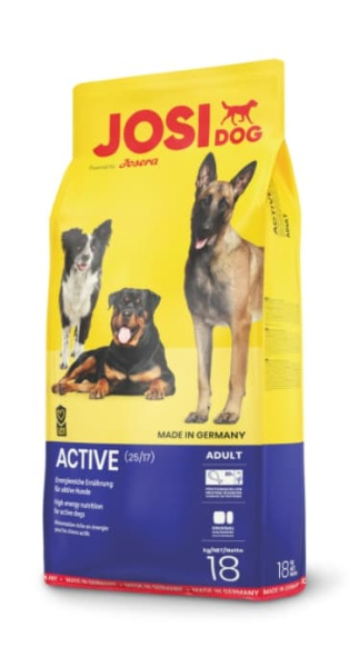 Пища для собак Сухой корм для собак Josera JosiDog Active (высокая активность) 18 кг