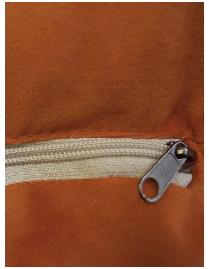 Лежанка круглая со съемным чехлом Тото1 (рыжий)