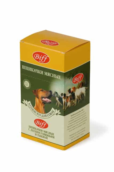 Шпикачка с легким говяжьим и тыквой St."Biff" (5382)