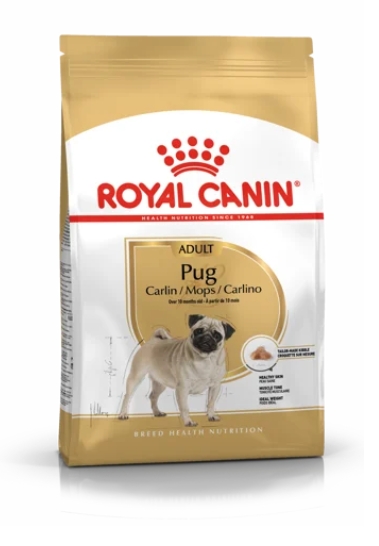 Еда для мопсов Сухой корм для собак Royal Canin Pug Adult