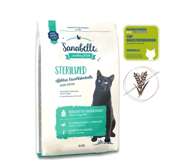 Сухой корм для кошек Bosch Sanabelle Sterilized сбалансированный корм для кастрированного кота