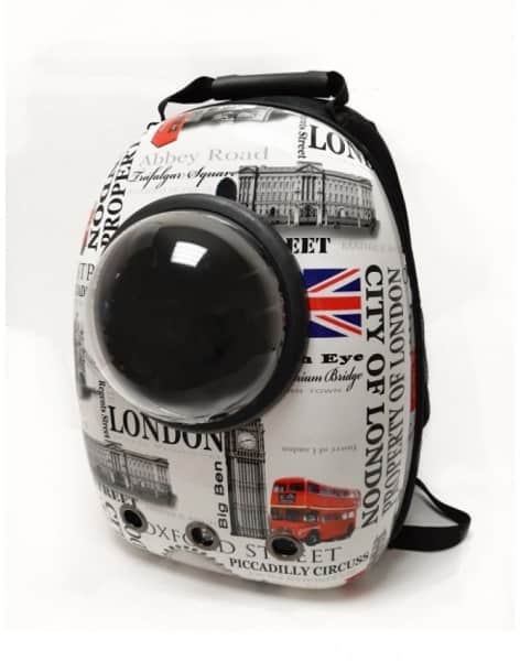 Рюкзак-переноска с окошком  SpaceX "London" для кошек и собак 