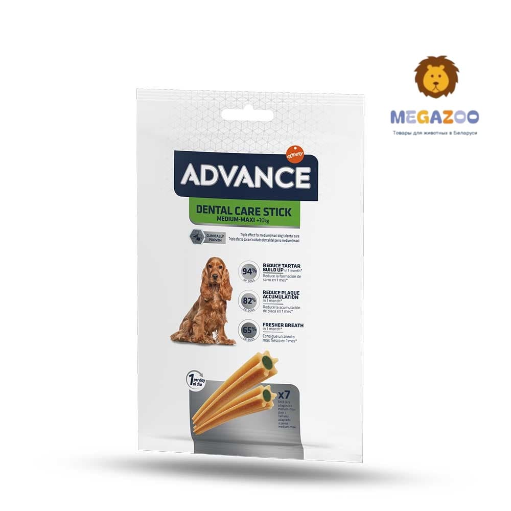 Лакомство для собак средних и крупных пород Advance Dental Care Stick Medium/Maxi
