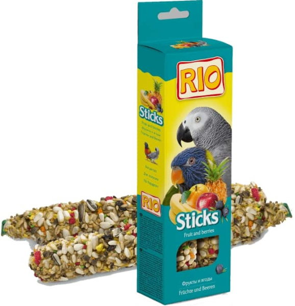 Палочки для попугаев "RIO" с фруктами и ягодами