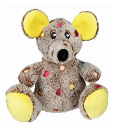 Игрушка из плюша для собак Мышка TRIXIE 17 см