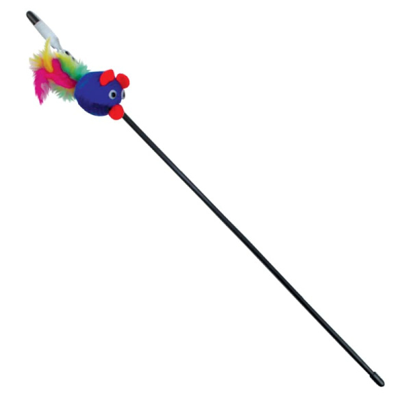 Удочка-дразнилка для кошек TRIOL "Мордашка", 40/500 мм (22121008)