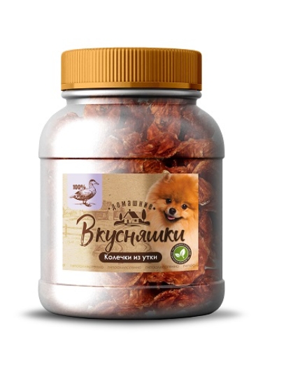 Домашние Вкусняшки Колечки из утки 500 г