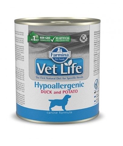 Консервы для собак Farmina Vet Life Dog Hypoallergenic Duck & Potato