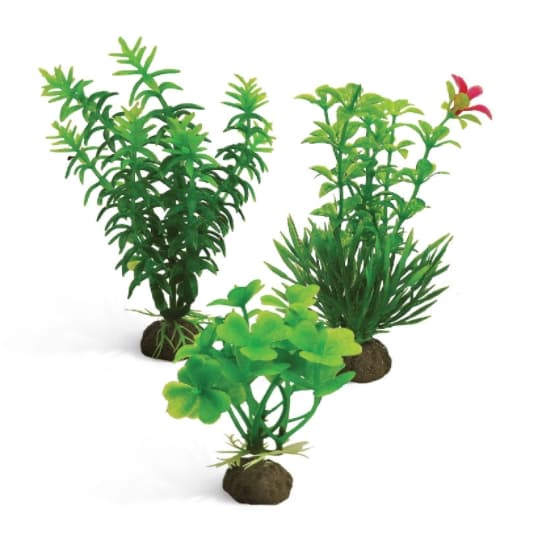Растения (набор 3 шт) зеленые, 100 мм, Laguna (74044164)