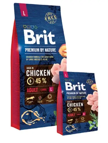 Каталог Сухой корм для собак Brit Premium by Nature Adult L для собак