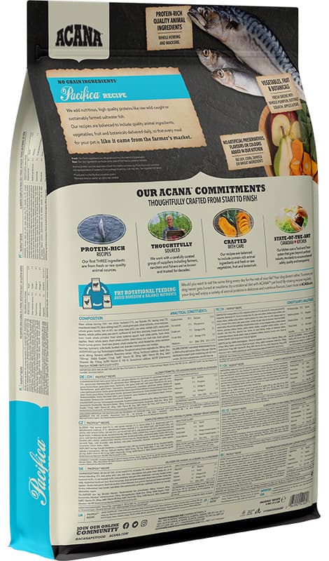 Питание для собак Сухой корм для собак Acana PACIFICA на основе рыбы