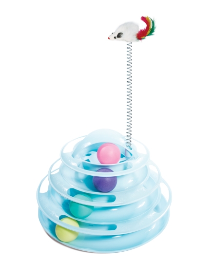 Развивающая игрушка для кошек "Пирамида" SMART TOYS Triol