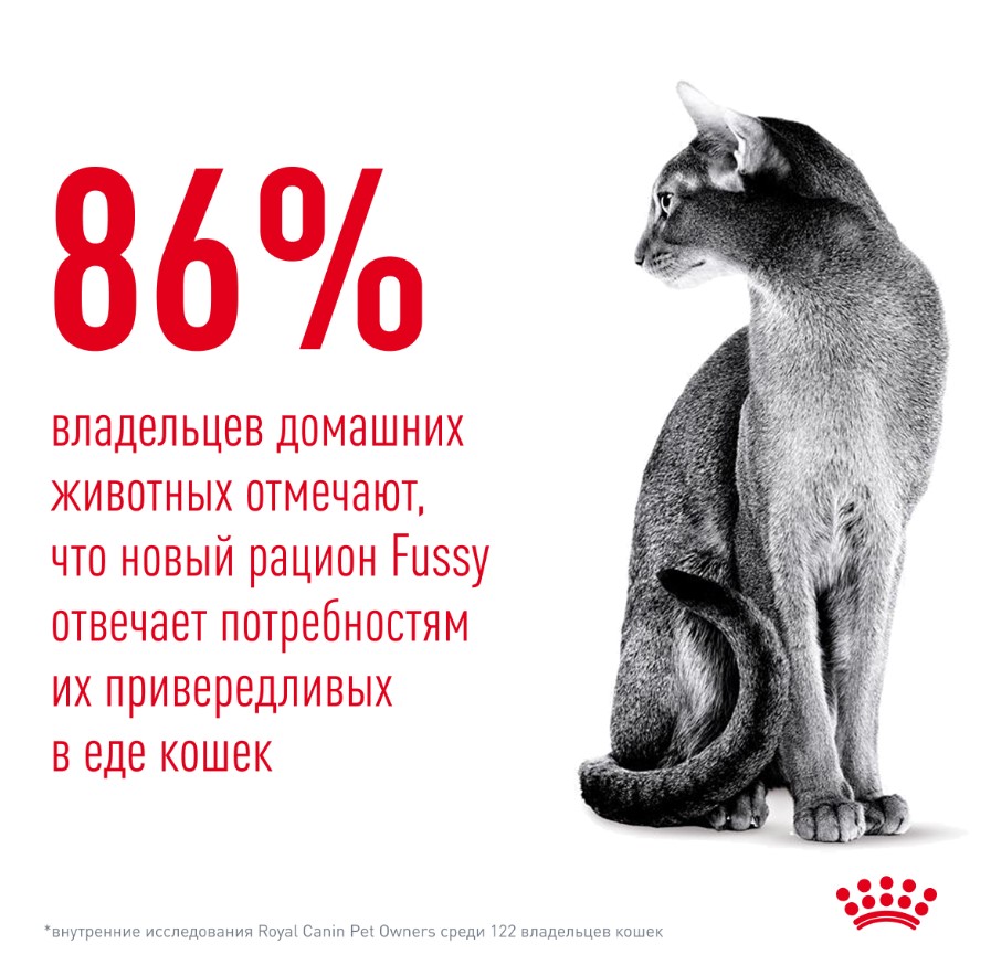 Корм сухой для привередливых кошек Royal Canin Fussy
