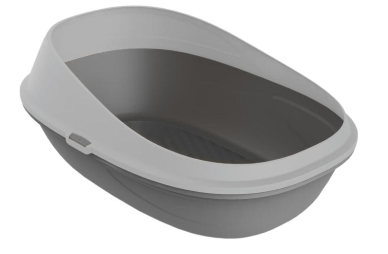 "KIRI-KIRI" Лоток для кота с бортиком 