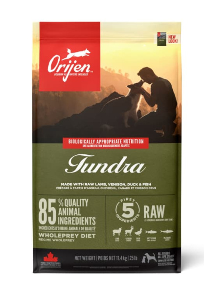 Каталог Сухой корм для собак ORIJEN TUNDRA DOG для собак
