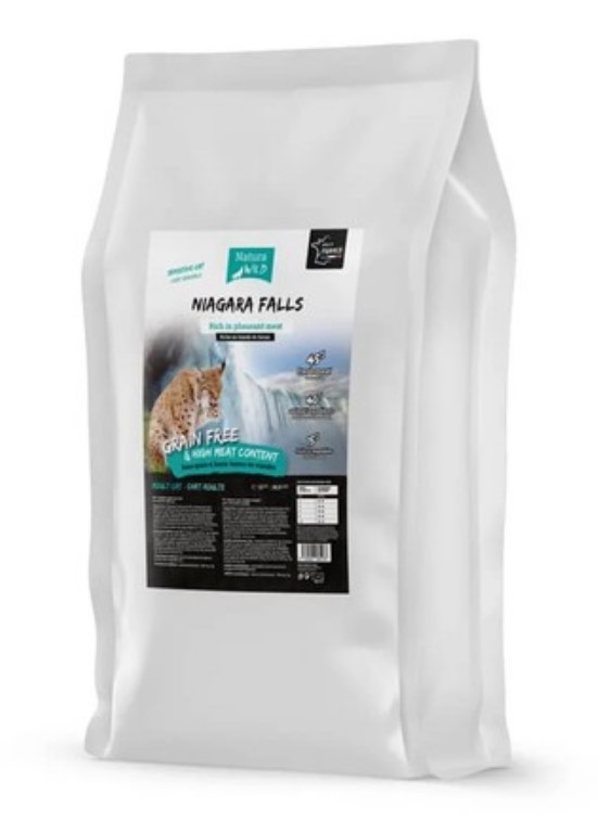 Питание для кота Сухой корм для кошек Natura Wild Sensitive CAT Niagara Falls (фазан)