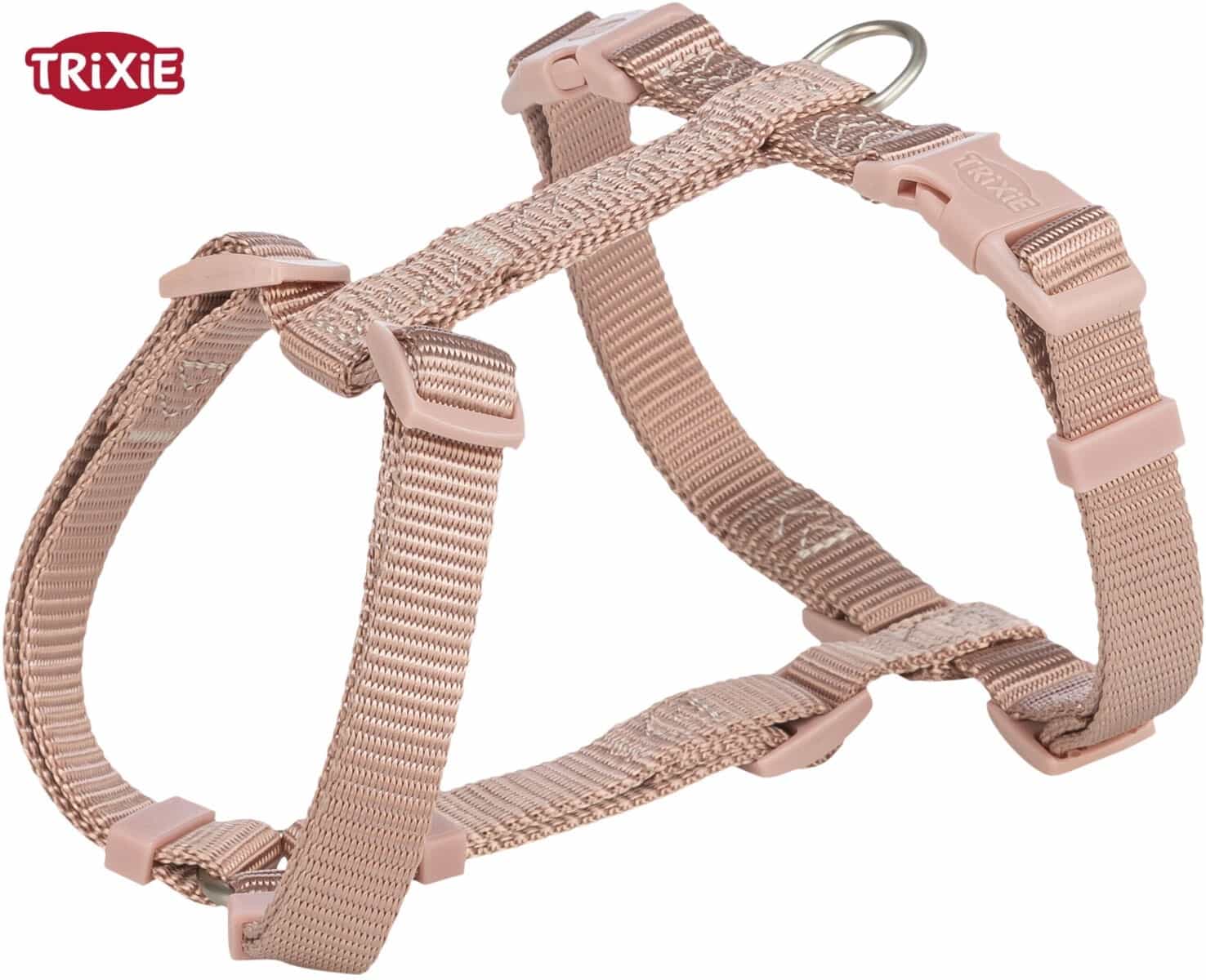 Шлея для собак TRIXIE Premium H-harness (пудровый)