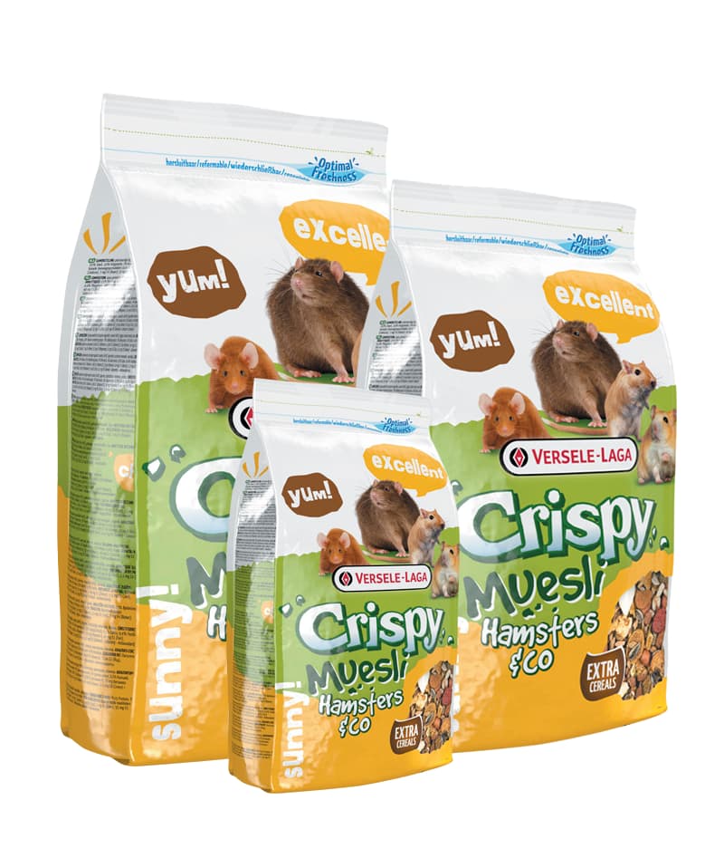 Crispy Muesli Hamsters & Co для хомяков и других грызунов