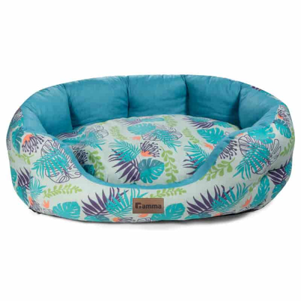 Лежанка овальная медиум Triol "Тропики" 60*48*20 см (31932091)
