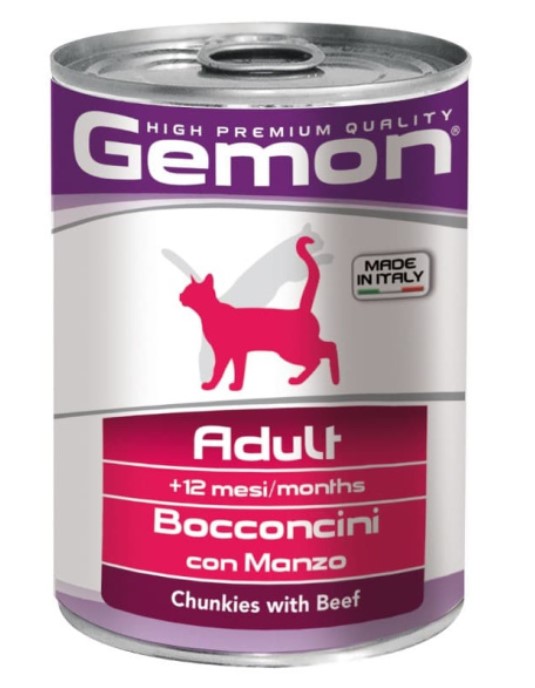 Пища для кошек Gemon Cat Adult Beef (говядина)