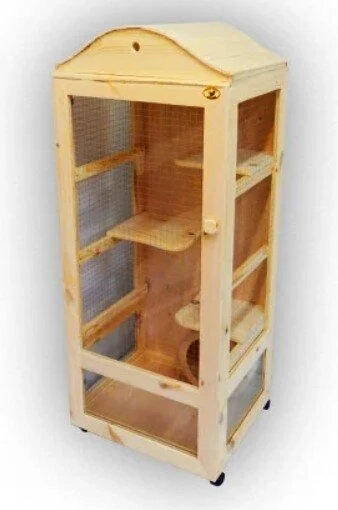 Клетка-витрина для шиншилл