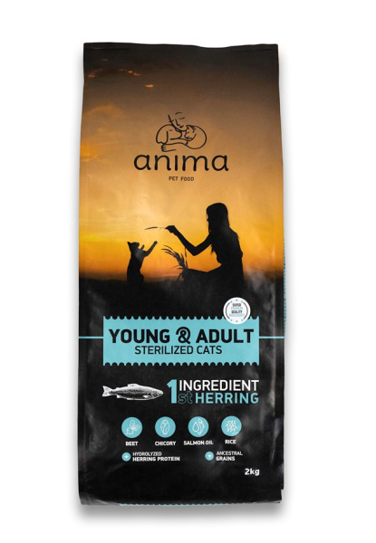 ANIMA (сельдь) корм для стерилизованных котят и кошек ANIMA (сельдь)
