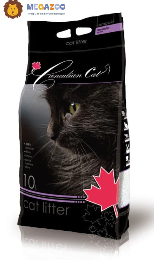 Наполнитель с активированным углём Canadian Cat (лаванда)