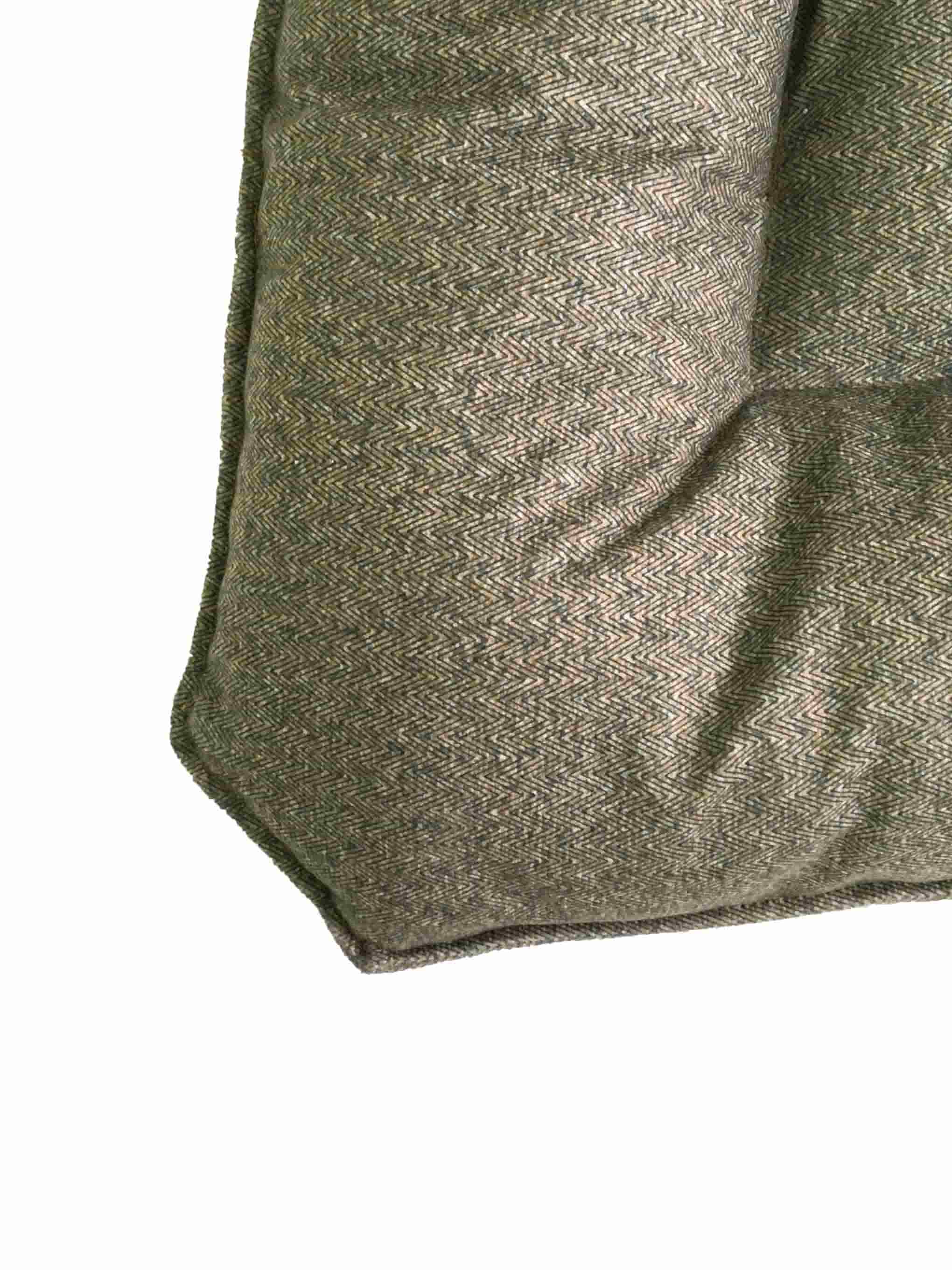 Лежанка-подушка прямоугольная Тото7 (зеленовато-бежевый)