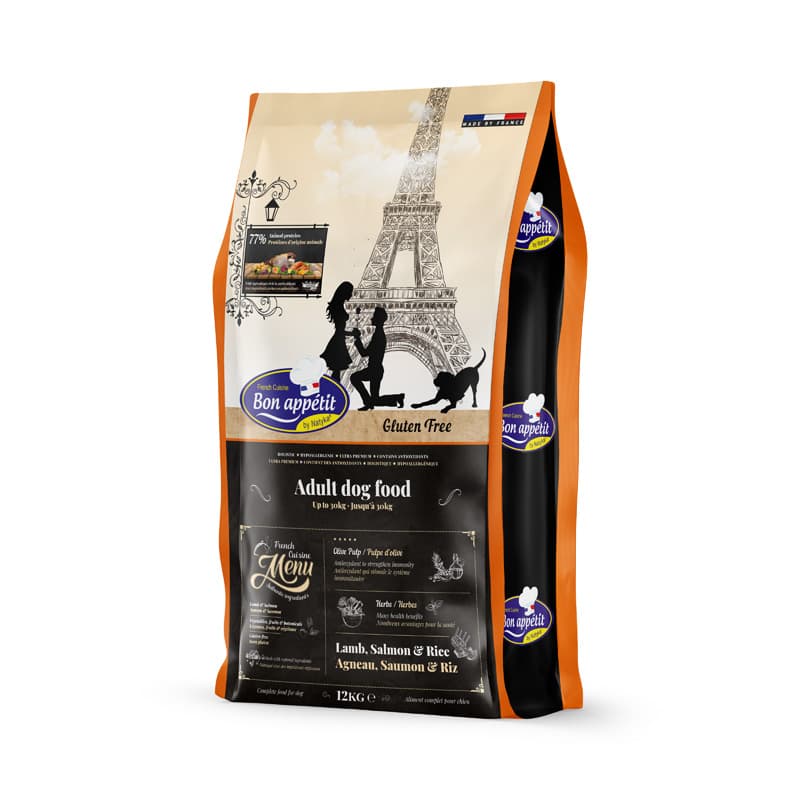 Повседневный корм для собак Bon Appetit DOG Adult (ягненок, лосось, рис)