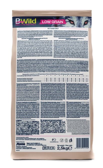 Каталог Сухой корм для собак Monge Dog BWild LG Adult All Breeds (гусь) для собак