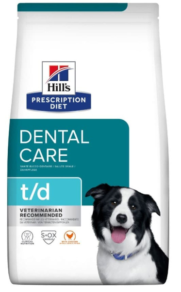 Каталог Сухой корм для собак Hill's Prescription Diet t/d Dental Care (курица) для собак