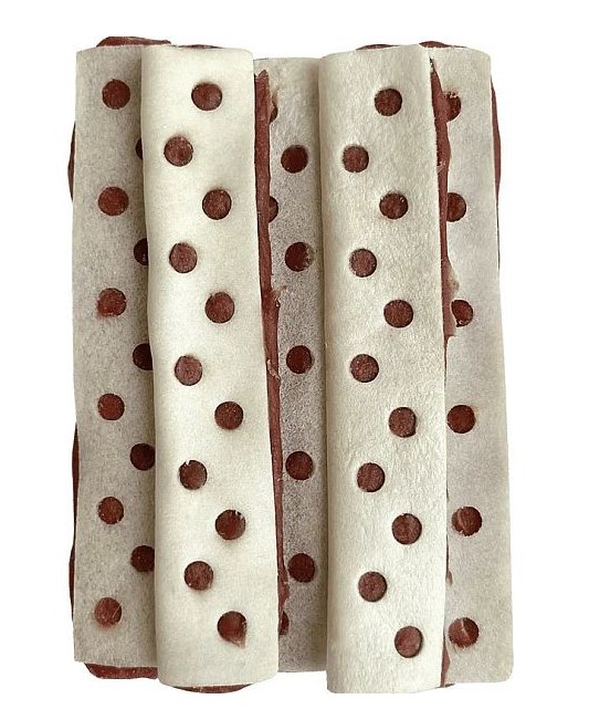 Деревенские лакомства для собак Зубочистики Чистим зубы Сэндвич с уткой 90 гр