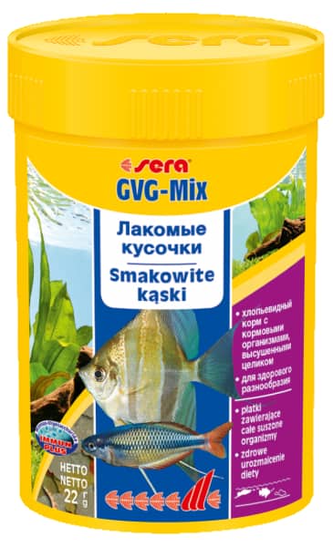 Корм-лакомство хлопья для всех рыб SERA GVG-Mix 100 мл 22 г (340)