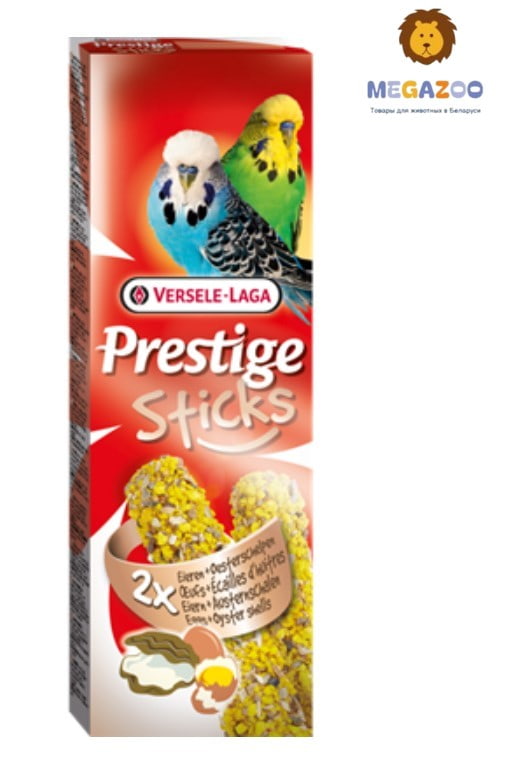 Корм для волнистых попугаев Versele-Laga Prestige Stick с семенами и яичной скорлупой