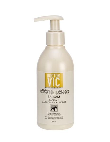 Бальзам для собак с экстрактами овса и пшеницы "Doctor VIC"