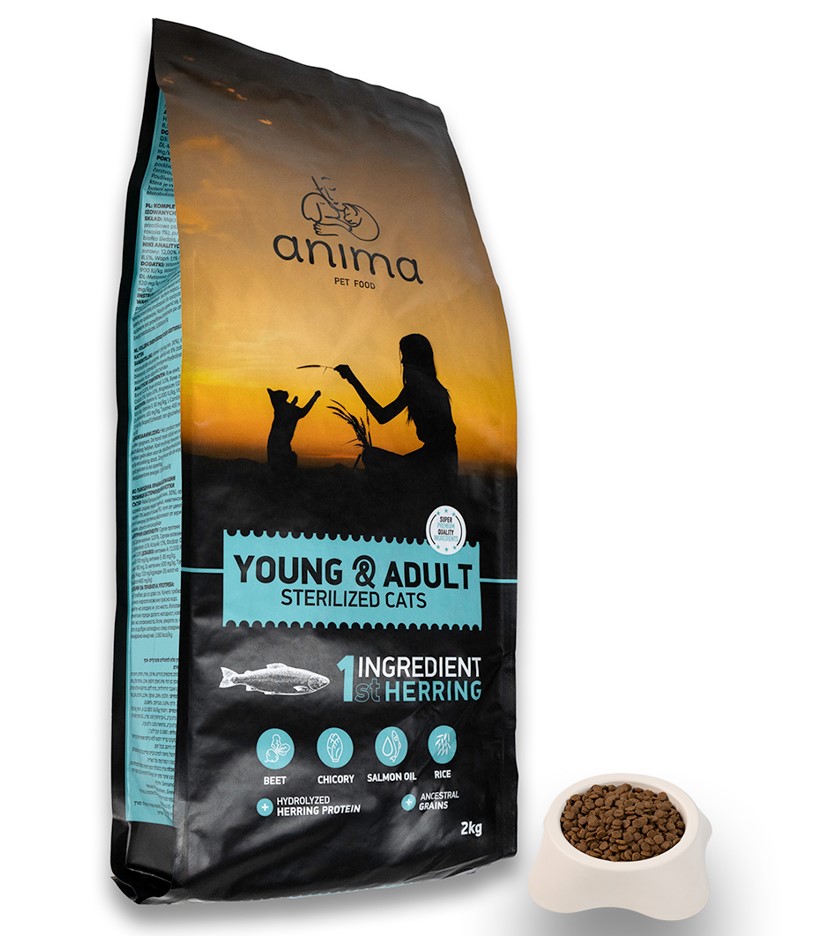 ANIMA (сельдь) корм для стерилизованных котят и кошек ANIMA (сельдь)