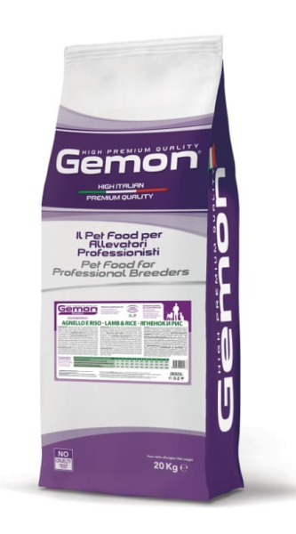 Каталог Сухой корм для собак Gemon Dog Adult All Breed (ягненок, рис) для собак