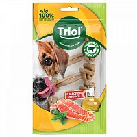 TRIOL BP05-5 Кость узловая из жил с маслом лосося 7.5 см 5 шт (10151123)