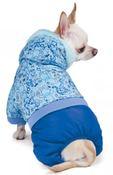 Зимний комбинезон для собак Disney Winnie the Pooh Blue