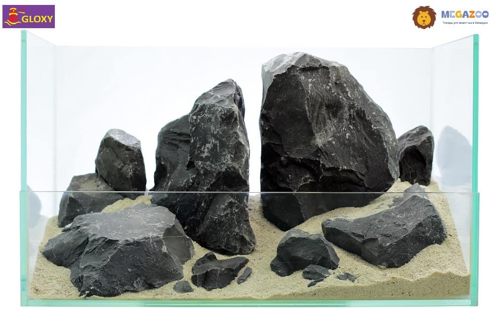 Набор камней разных размеров GLOXY Сумеречный хребет (уп 20 кг)