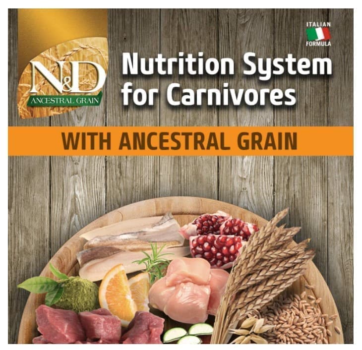 Каталог Сухой корм для собак Мини пород Farmina N&D LG Adult Mini (курица, гранат) для собак