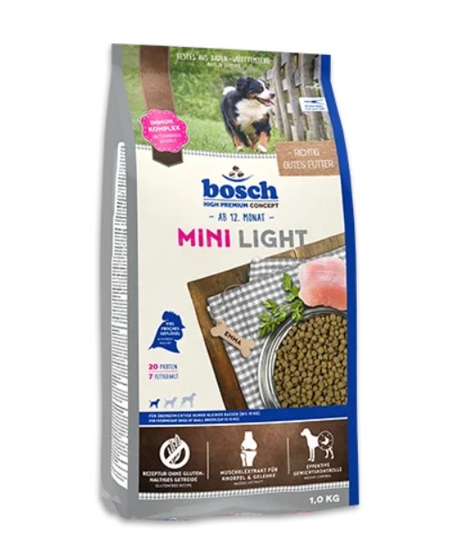 Каталог Сухой корм для собак мелких пород Bosch Mini Light
