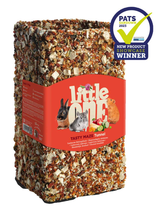 Лакомство-игрушка для грызунов туннель большой «Вкусная лазейка» Little One (32110)